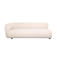 Ensemble de meubles de salon au design minimaliste moderne, canapés en tissu, canapé sectionnel en forme de L en trois parties