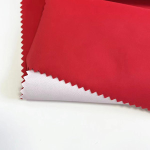 Rpet Vải Không Thấm Nước PU Nhiều Lớp Xuống Áo Khoác 100% Tái Chế <span class=keywords><strong>Polyester</strong></span> Pongee Vải <span class=keywords><strong>75D</strong></span> Giả Bộ Nhớ Vải - Product Image 4