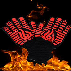 <span class=keywords><strong>Gants</strong></span> antidérapants en silicone noir aramide <span class=keywords><strong>pour</strong></span> <span class=keywords><strong>barbecue</strong></span>, résistance extrême à la chaleur 800 1472f, <span class=keywords><strong>pour</strong></span> la cuisine, <span class=keywords><strong>pour</strong></span> l'extérieur - Product Image 5