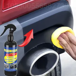 Agent de revêtement pour restaurateur de plastique pour voiture <span class=keywords><strong>Auto</strong></span> Plastic Rubber Exterior Repair Clean Refresh Restoration Agent Black Shine Seal Brighten - Product Image 1