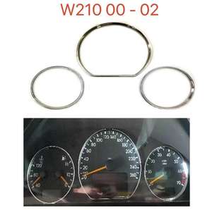 Nieuwe populaire auto dashboard meter chromen <span class=keywords><strong>ring</strong></span> trim hoge kwaliteit voor Mercedes W210 W140 W124 W126 W163 E S ML Klasse accessoires - Product Image 5