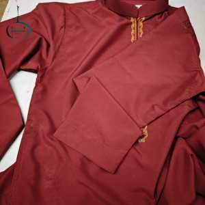 ثوب رجالي الإسلامي ، تصميم عصري حديث ومطور ، مزيج من القطن والكتان الفاخر ، جيد التهوية ومريح لموسم الصيف - Product Image 5