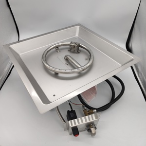 Kit de anillo de tubo de quemador de tubo de pozo de fuego de gas cuadrado con sistema de encendido por pulso - Product Image 6