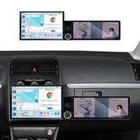 ZWNAV Pantalla de 13.1"+12.3" para Volkswagen Touran 2004-2015, Unidad Principal Android 15 con Carplay, DSP, GPS, Radio Multimedia para Auto, Estéreo OEM