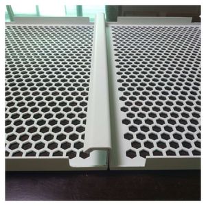Système de <span class=keywords><strong>plafond</strong></span> à grille en aluminium Théâtres Bureaux Excellente réduction du bruit Plafonds perforés - Product Image 4