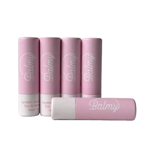 Envase de Cartón Kraft 100% Ecológico para Bálsamo Labial, Tubo de Papel Retráctil para Desodorante, Resistente al Aceite - Product Image 1