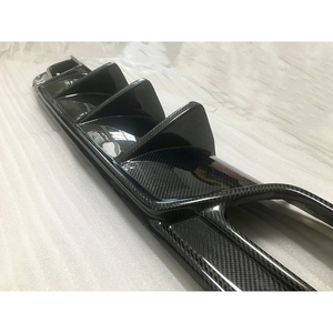 Alerón difusor de labio trasero de fibra de carbono seco para Benz Clase <span class=keywords><strong>C</strong></span> W205 C43 C63 AMG Sport 4 puertas 2015 - 2020 protector de parachoques - Product Image 5