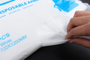 Grembiule monouso in plastica per adulti grembiule in plastica impermeabile per uso domestico Logo personalizzato in polietilene a grandezza naturale - Product Image 3