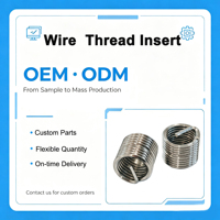 TA2 Pure Titanium Wire Thread Insert Helical Coil Thread Repair Insert for Chemical Corrosion & Seawater Equipment
