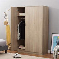 Dessin animé indien mobile haute dormeur femmes rose rack almirah 3 drowers animal chambre armoire