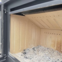 Panneau en vermiculite pour revêtement de cheminée domestique