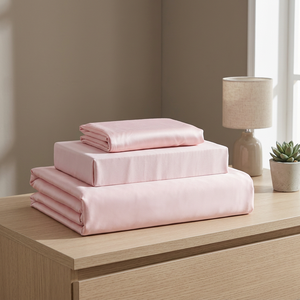 Parure de draps 4 pièces 1800TC brodée en microfibre 100 % polyester, style vintage, écologique, anti-allergie, pour couleurs unies - Product Image 2
