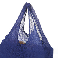 Neue Magic Expansion Fold Plissee Flexible Stretch Mini Tasche Große Kapazität Blase Elastic Paddy Tragbare Shopping Handtasche Tote