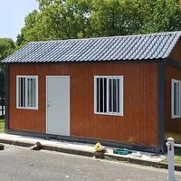 Projet de conception de villa de style européen à deux étages en acier léger de luxe Construction temporaire résidentielle de camping