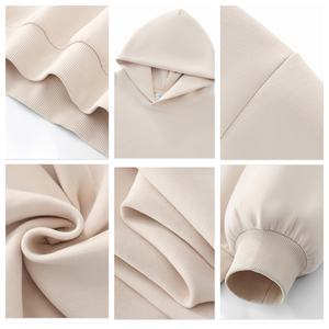 Survêtements amples de haute qualité avec logo personnalisé, poids lourd 450 g/m², ensembles de sweats à capuche surdimensionnés pour hommes TKAN559 - Product Image 2