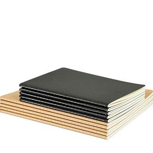 Carnet de composition A5 personnalisable imprimé en kraft avec reliure cousue, 80 feuilles - Cadeau pour le bureau ou l'école - Product Image 2