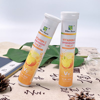 Produits de santé très vendus, compléments vitaminiques, saveur d'orange douce, comprimés effervescents à la vitamine C pour éclaircir la peau