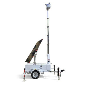Mobile Solar CCTV Trailer <b>With</b> GPS Battery <b>Camera</b> UST-600S Portable Solar CCTV Trailer Mobile <b>Security</b> Trailer Mobile <b>Security</b> C - Product Image 4