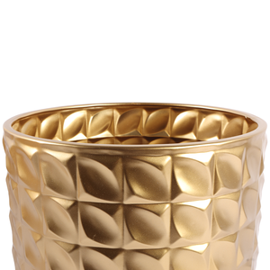 आधुनिक लक्जरी सोने के लंबे गैल्वेनाइज्ड आयरन फ्लोर प्लांटर्स के लिए 2 या 3 के स्टैंड सेट के साथ आधुनिक लक्जरी सोने के लिए - Product Image 4