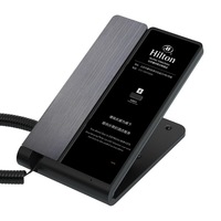 Téléphone filaire LAN Sachikoo One Touch pour hall et couloir, en plastique ABS, avec messagerie vocale, pour hôtel ou bureau