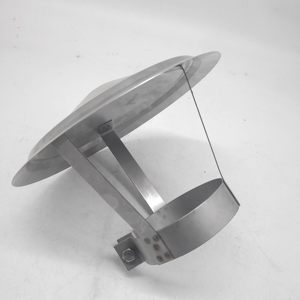 Cappuccio Antipioggia Conico in Acciaio Inossidabile, Cappuccio Antipioggia Rotondo - Product Image 5