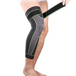 Rodillera de levantamiento de pesas para gimnasio, 3d rodillera de punto, almohadilla larga de compresión, Orto, manga de rodilla para baloncesto - Product Image 5