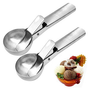 Venta al por mayor: Cuchara para hielo de acero inoxidable multiestilo, molde de cubos hecho a mano, fácil desmolde, accesorios de cocina, bandeja - Product Image 1