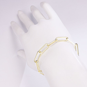 Bracciale da donna placcato in oro 14K, bracciale da donna, stile classico, - Product Image 4