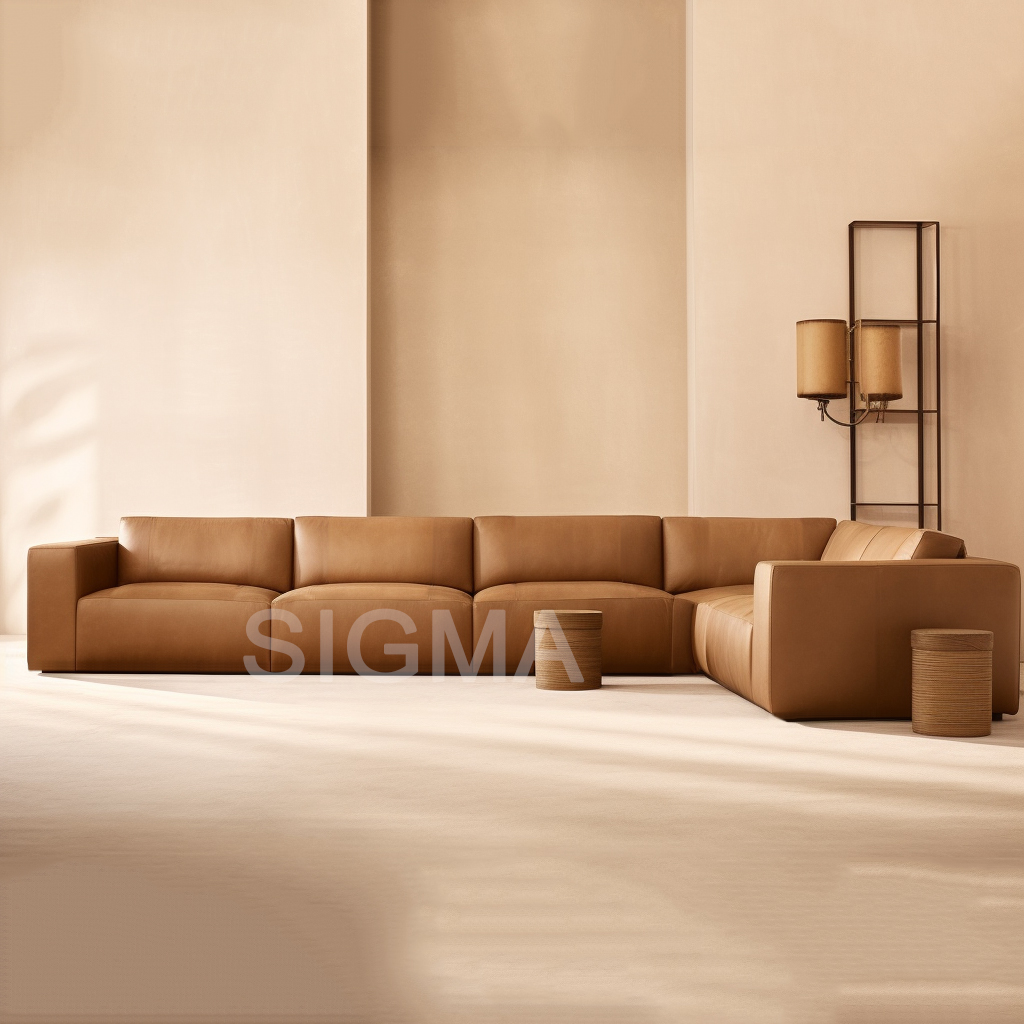 Indoor Furniture Living Room Sofa New Design Customize Fabric Leather Modular Modern Sofa Set