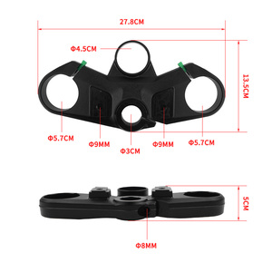 Plaque de connexion supérieure et inférieure pour triple collier de potence <span class=keywords><strong>CFMOTO</strong></span> 800MT CF800MT CF800-5 800 MT <span class=keywords><strong>MT800</strong></span> – Pièces d'origine moto - Product Image 6