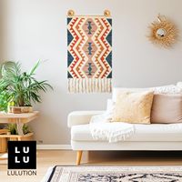 4 packs de cintres muraux en tapisserie naturelle Support de couette à un niveau et pinces d'affichage de tapis pour les murs Couverture de couette et support de crochet textile