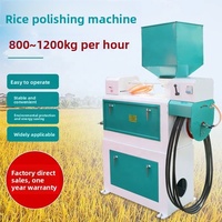 Équipement de blanchiment du riz à rouleaux d'émeri horizontaux à bon prix, machines de décorticage et de polissage du riz pour usine de rizerie, forte aspiration