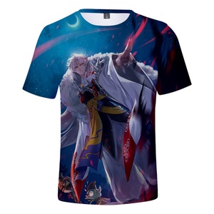 Nuovo Design T-Shirt Anime <span class=keywords><strong>giapponese</strong></span> all'ingrosso <span class=keywords><strong>stampa</strong></span> Anime T-Shirt fornitore Top vendita 3d T-Shirt produttore - Product Image 1
