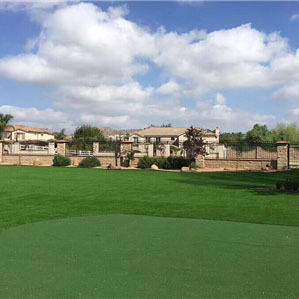 Meisen thân thiện với môi cỏ nhân tạo cho sân vườn ngoài trời trong nhà sàn sàn màu xanh lá cây cảnh quan đầy màu sắc Turf CuộN - Product Image 6