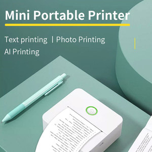 57MM Mini <strong>Printer</strong> Bluetooth4.0 Wireless Thermal Picture Label <strong>Printer</strong> for Kids Usb Photo Small <strong>Printer</strong> Black and <strong>White</strong> X6 200dpi - Product Image 5