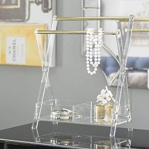 High-transparency <strong>Acrylic</strong> <strong>Jewelry</strong> Display <strong>Box</strong> Dustproof Storage Rack Customizable Logo Printing Desktops Stores Floor Standing - Product Image 3