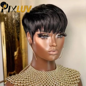 Perruques Courtes Pixie en Gros pour Femmes Noires – Perruques Pixie Courtes Sans Colle en Cheveux Humains Naturels - Product Image 3