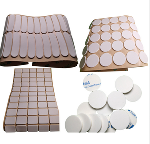Forma rotonda del silicone di gomma piedi per mobili pad con adesivo nastro di - Product Image 3