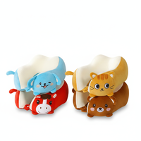 Nouvel oreiller de voyage en mousse à mémoire de forme en forme de U, imprimé avec logo, vente en gros, cadeau personnalisé, léger, pour adultes