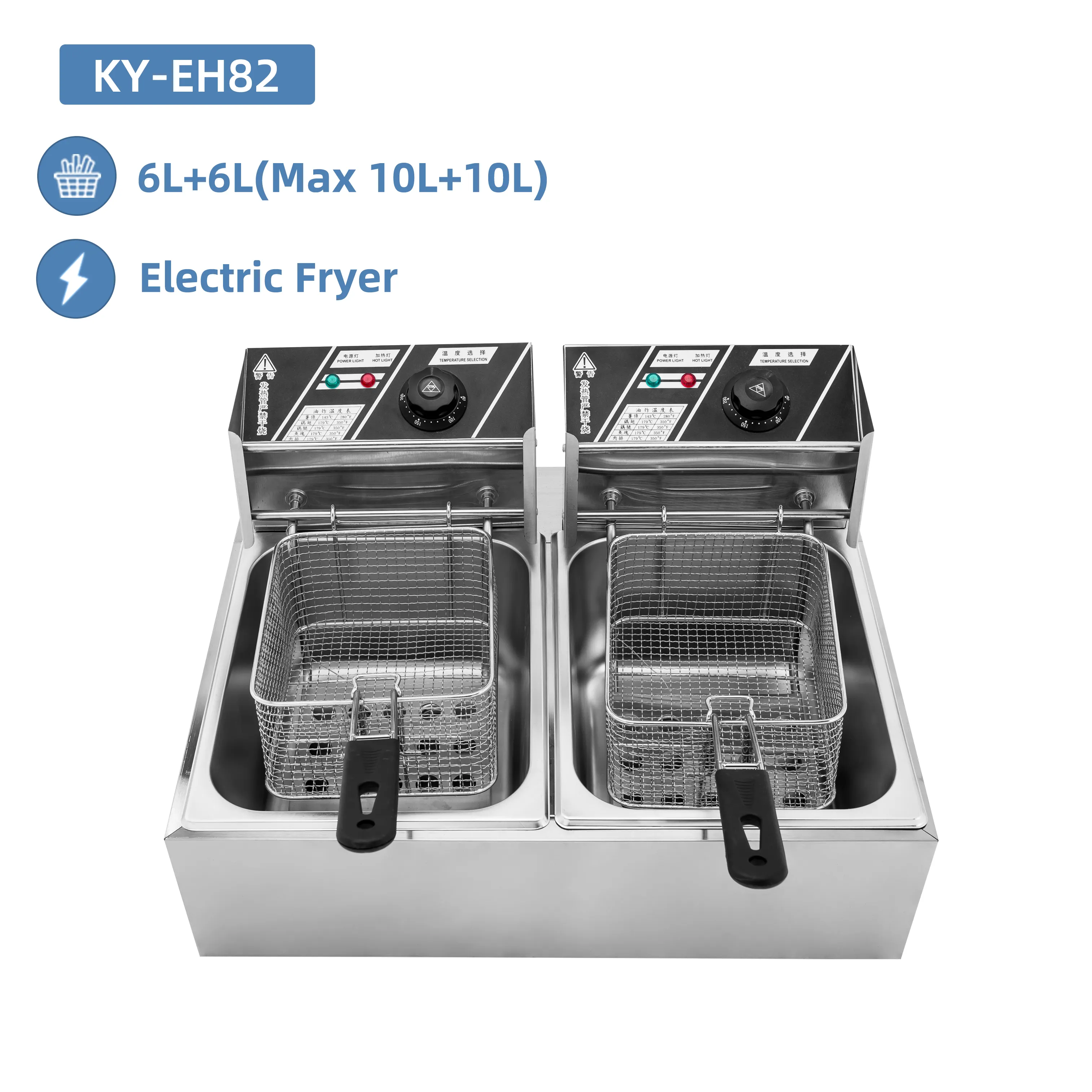 Comercial Electric Deep Frier Fryer Fried Chicken Container Frymaster Deep Fryers Fritilo Friteza