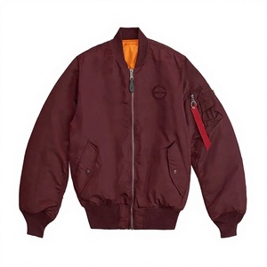 Servicios OEM Profesionales, Último Diseño con Calidad Premium, Chaquetas Bomber de Invierno para Hombre con Cuello Alto y Logotipo Frontal - Product Image 1
