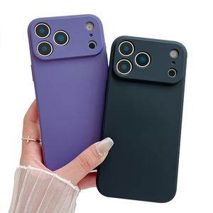 Custodia per telefono <span class=keywords><strong>in</strong></span> <span class=keywords><strong>silicone</strong></span> a prezzo di fabbrica per Apple <span class=keywords><strong>iPhone</strong></span> 17 16 Pro Max, custodia protettiva completa <span class=keywords><strong>in</strong></span> gomma morbida - Product Image 5