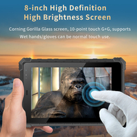 Tablette robuste CENAVA W80Y I5 CPU, écran tactile 10 points haute luminosité, 8 Go + 128 Go SSD, 8 pouces avec connecteur Pogo Pin