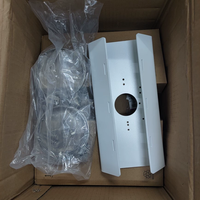 Support de poteau vertical DS-1275ZJ-SUS en acier inoxydable pour caméra Hikvision Bullet