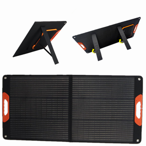Kit de panneaux solaires portables pliables 100W haute efficacité pour les stations d'alimentation <span class=keywords><strong>Jackery</strong></span> EcoFlow <span class=keywords><strong>Bluetti</strong></span>, utilisation mondiale - Product Image 6