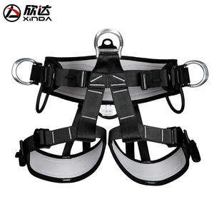 Ceinture de sécurité demi-corps Xinda avec ceinture de hanche pour l'escalade, le sauvetage, les opérations en haute altitude, protection extérieure, noire - Product Image 3