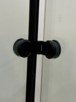 Système de porte de douche coulissante pliante en acier inoxydable SUS 304, kit complet de quincaillerie, nouvelle arrivée, kits de salle de bain