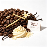 Grains de café Arabica aromatisés à la vanille naturelle, torréfaction moyenne, pour les cafés, approvisionnement en gros et marque privée OEM