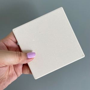 Custom LogoGlossy White Square and Round Tiles Sublimation Blank <b>Ceramic</b> <b>Coasters</b> with Cork Backing Pads for Customized Gifts - Product Image 2