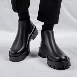 Stivali alla Caviglia da Uomo di Alta Qualità, Eleganti e Formali in Pelle, Produzione di Fabbrica - Product Image 3